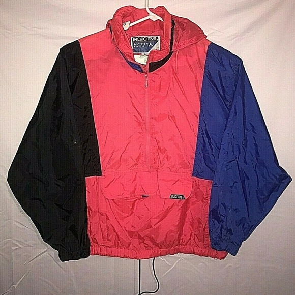 Vintage 90's Pacific Trail Men size L Windbreaker - Picture 1 of 7